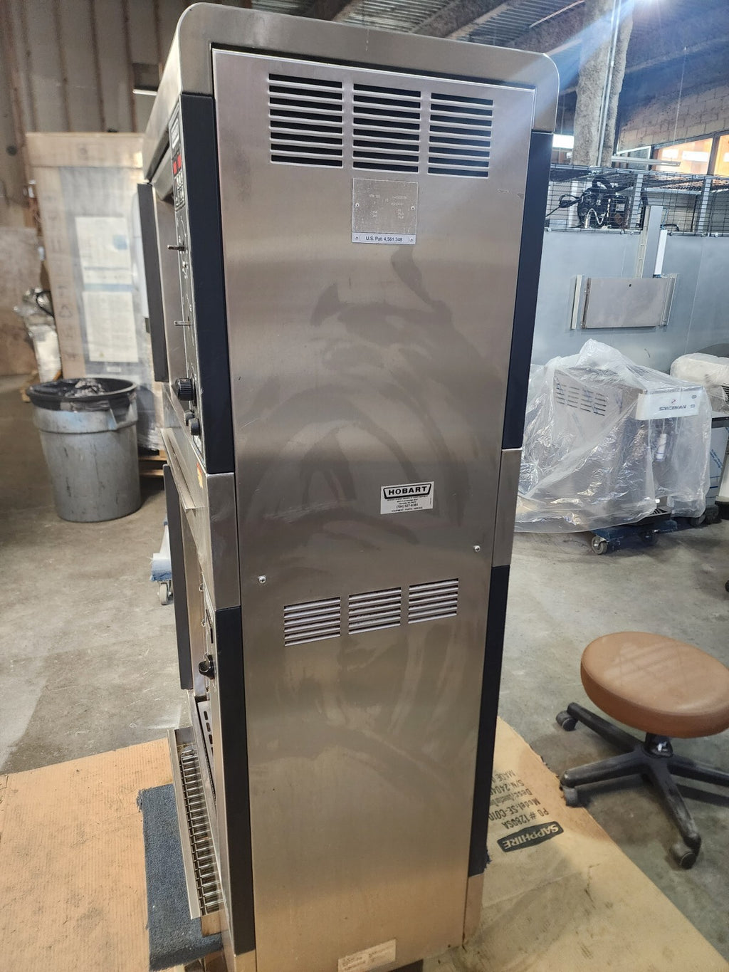 Hobart Rottisserie Oven (Model HRO101) with Bottom Warming Racks (Model W101)