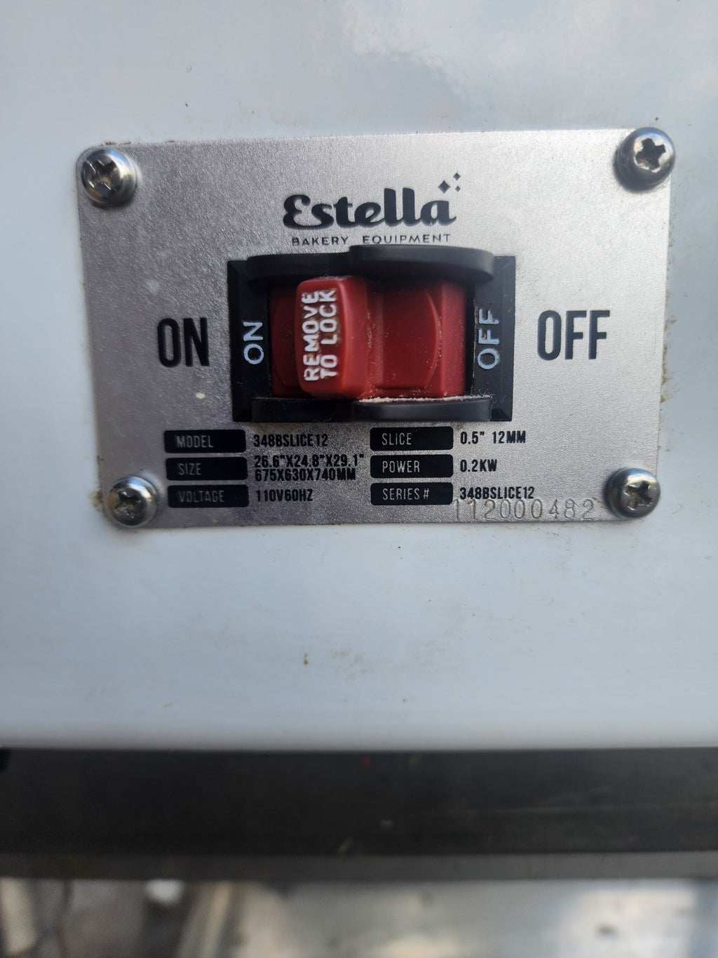 Estella Countertop Bread Slicer 1/2" Slice Thickness