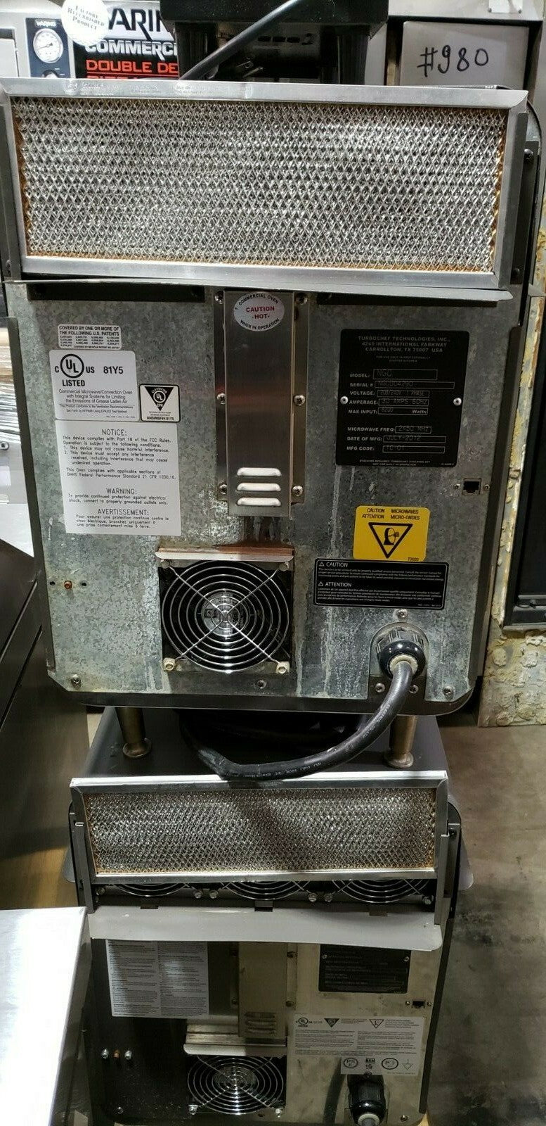 TurboChef NGO Sota high speed microwave/convection oven