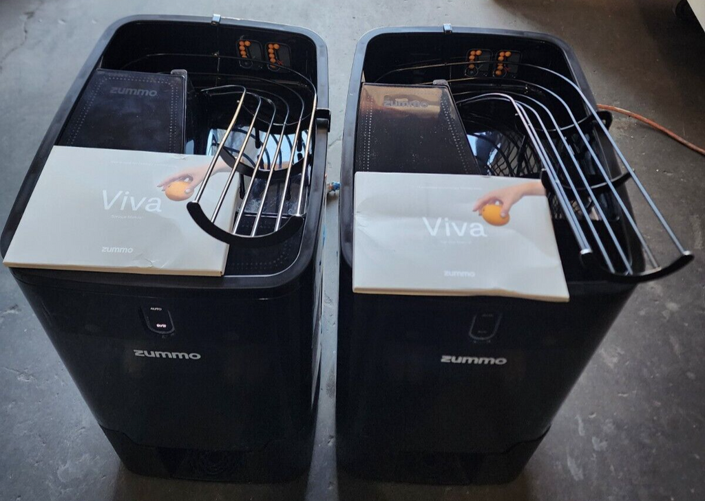 Zummo Viva Z25-BL Midnight Black Commercial Juicer -10 Fruits Minute - 120V #343