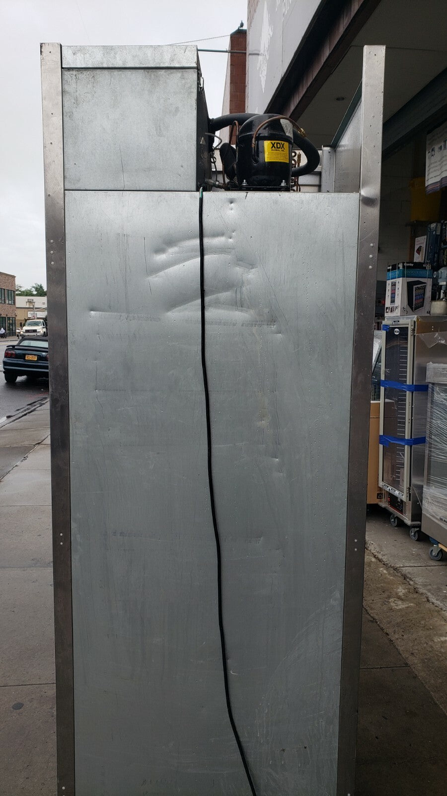 Beverage-Air pr1-1as-xdx  Stainless Steel Solid Door Roll-In