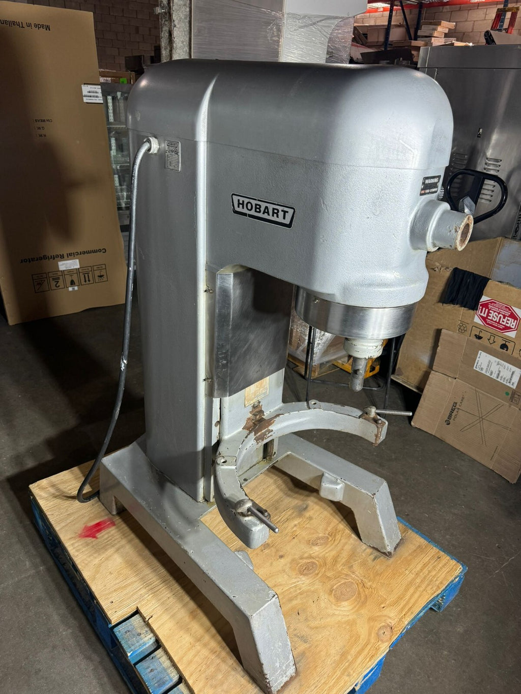 Hobart H600T 60 Quart Mixer Single PH with Timer, Very Good Condition