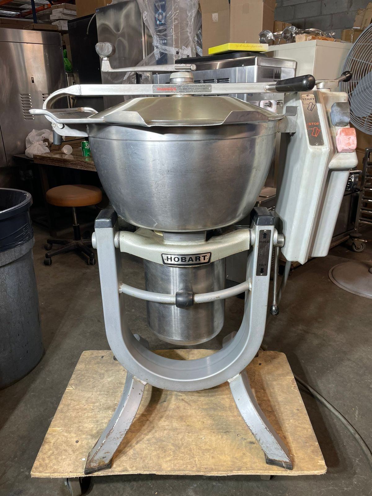 Hobart HCM450 Vertical Cutter Mixer 45-Quart Tilt-Lever Food Processor