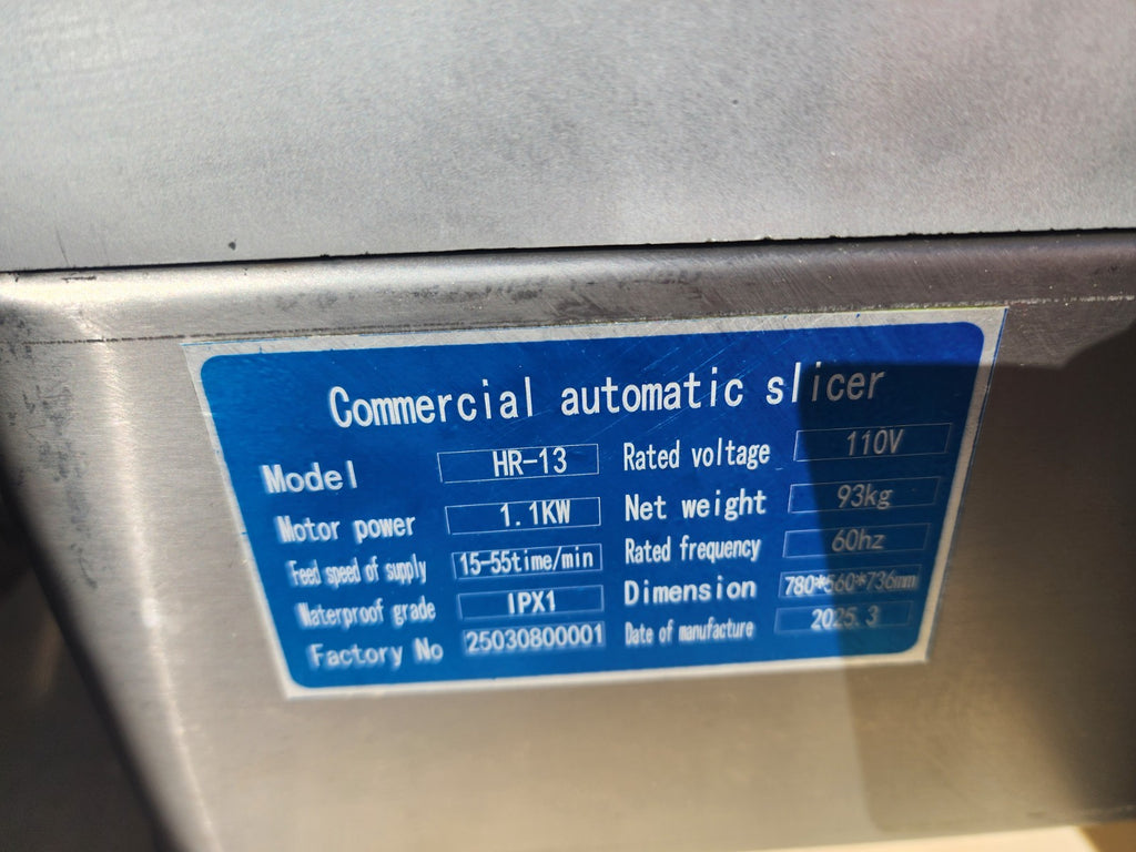 Horus HR-13 Professional Fully Automatic Meat Slicer