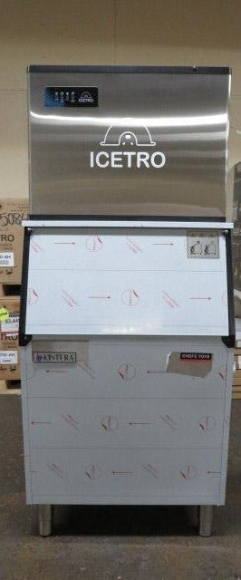 Ice Maker Icetro IM-0750-AH 30 Maestro Half Cube Ice Machine Head KB500 Storage
