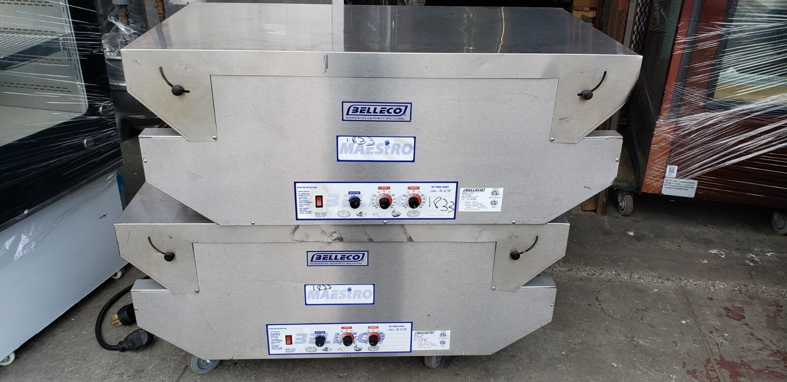 BELLECO JPO-18 MAESTRO ELECTRIC COUNTERTOP CONVEYOR PIZZA SANDWICH OVEN,  1833