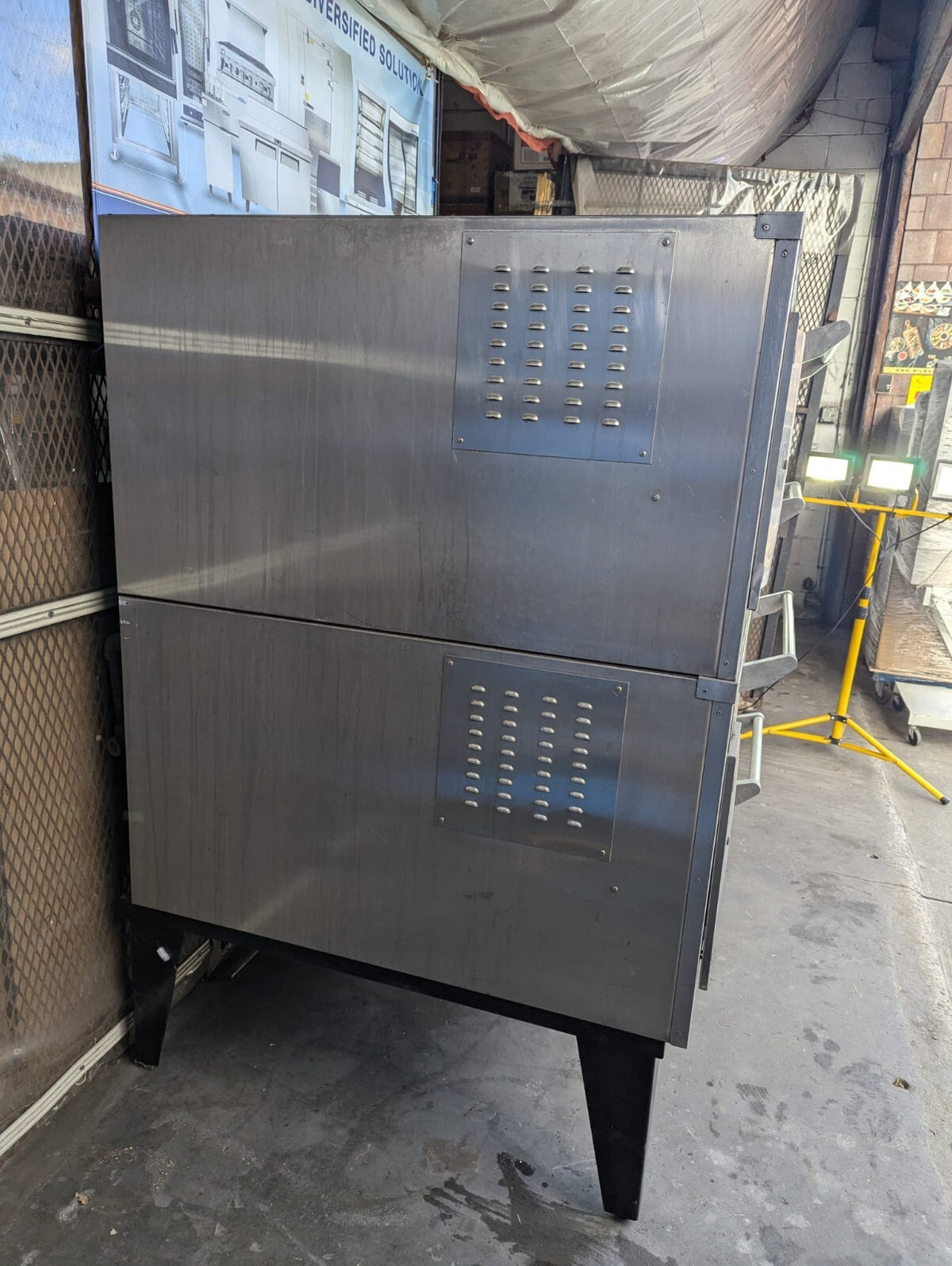 Marsal SD-448STACKED Double Pizza Deck Oven, Natural Gas4