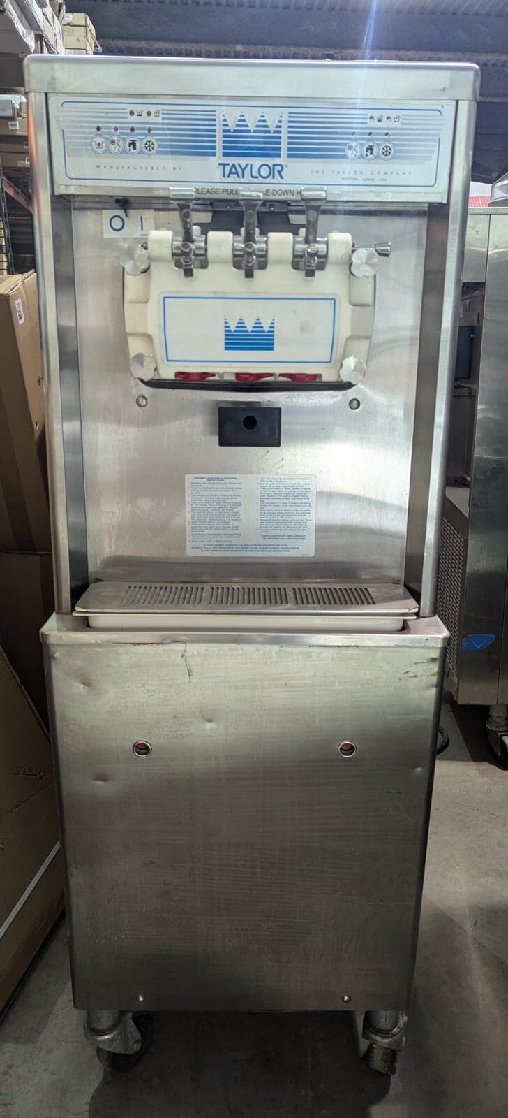 Taylor 791-33 Soft serve Ice cream machine Year 2013 - Air cool0