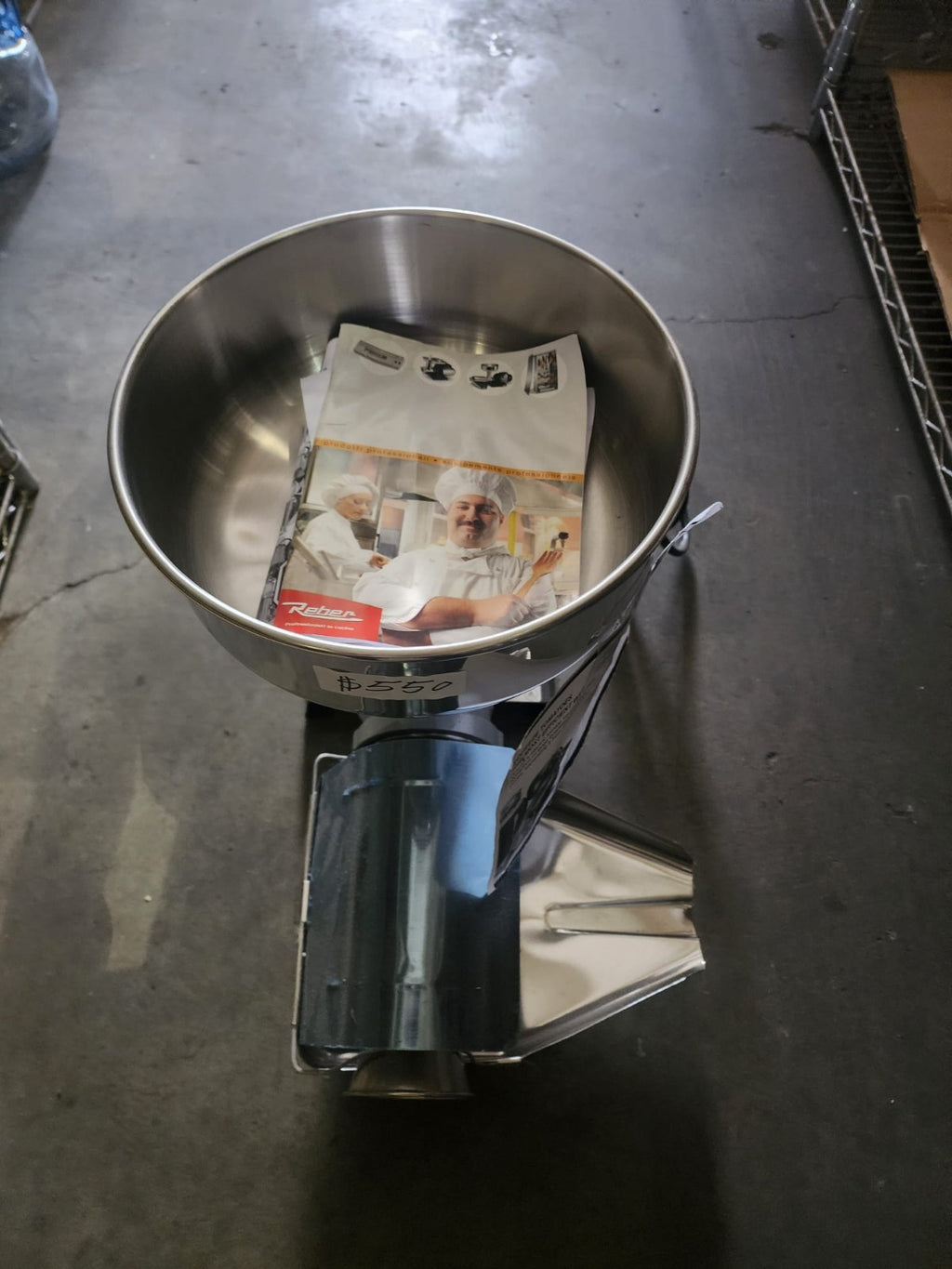 Omcan Reber Tomato Processor Model 9103 N2
