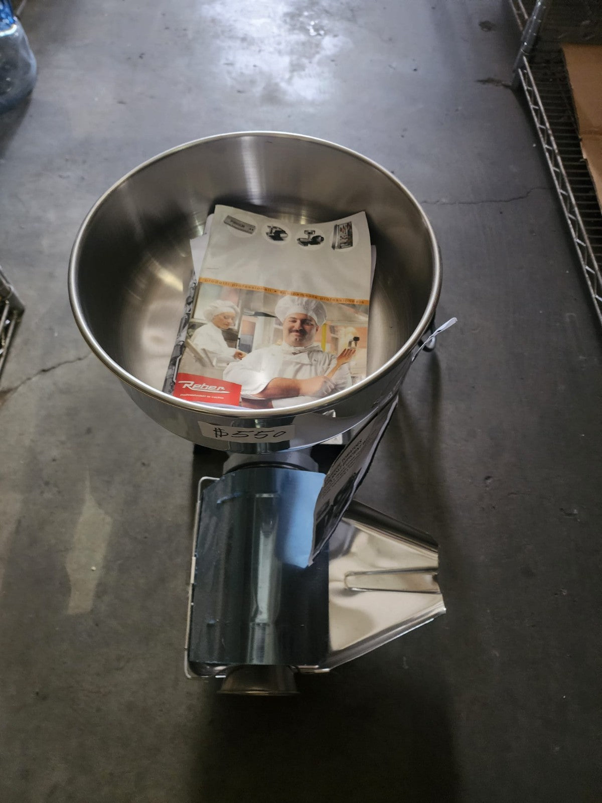Omcan Reber Tomato Processor Model 9103 N2