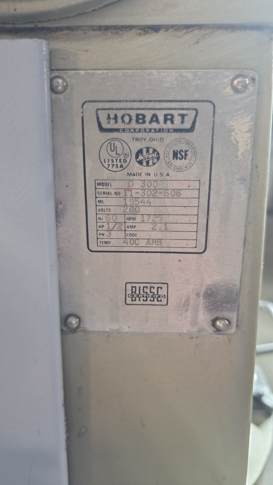 Refurbished Hobart 30 Quart Mixer D300, Used Great Condition WATCH VID!5