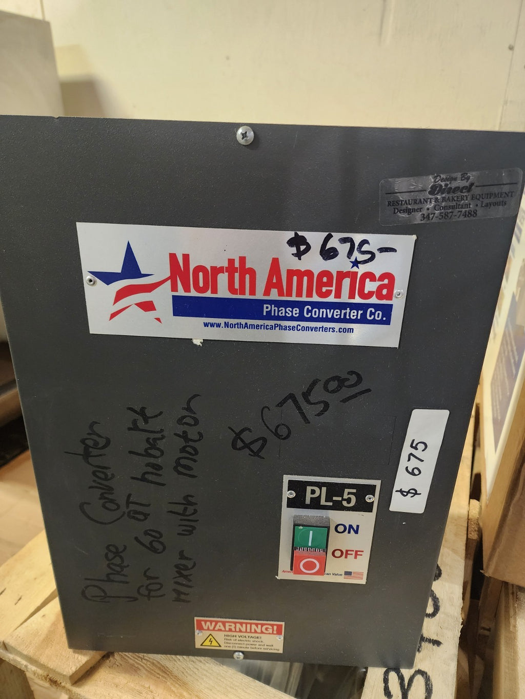 North America Pro Line 36L588L026G1 Motor Converter Generator Rotary0