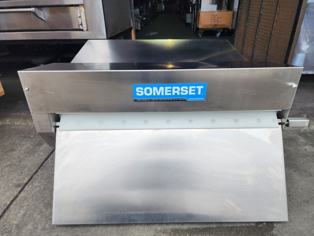 RARELY USED Somerset CDR-600F Countertop Fondant Sheeter w/ Tray, 30" wide tray0
