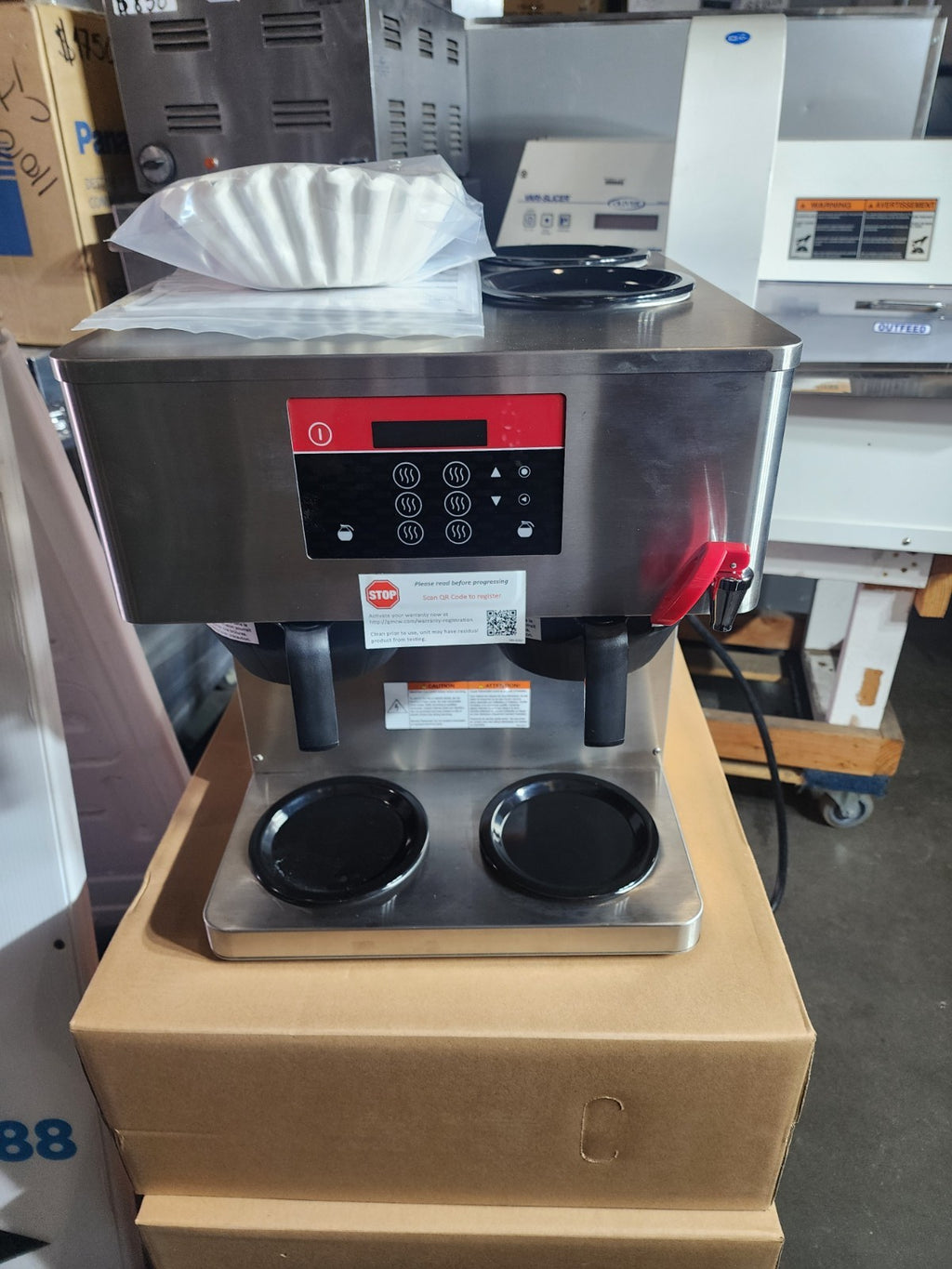 Grindmaster-Cecilware PrecisionBrew Automatic 6-Warmer Brewer COFFE MACHINE1