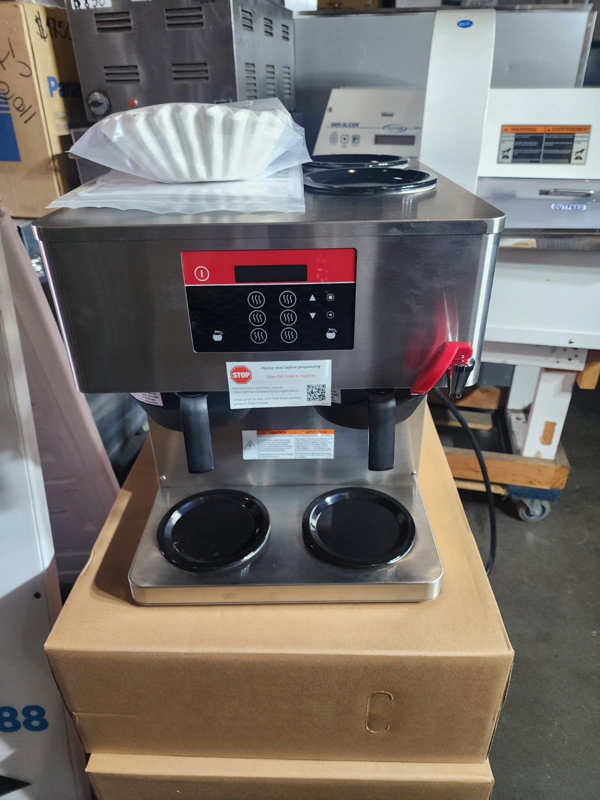 Grindmaster-Cecilware PrecisionBrew Automatic 6-Warmer Brewer COFFE MACHINE1