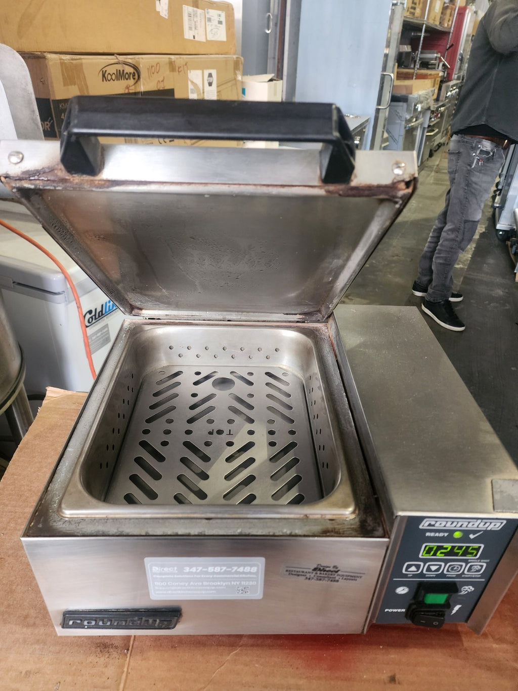Antunes DFW-250 (1) Pan Portion Steamer - Countertop, 120v/1ph0