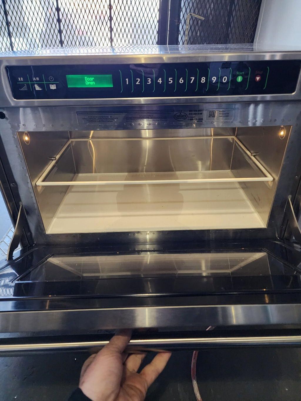 ACP MSO22 Menumaster Heavy Duty Commercial Microwave Steamer with Touchpad #3441