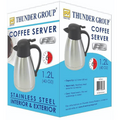 Thunder Group ASCS112, 40 oz Insulated Stainless Steel Coffee Server0