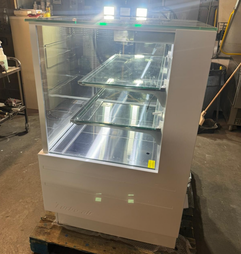 New Turbo Air TCGB-36UF-W-N 36-1/2" Full Service Deli Case w (3) Levels, 115v4