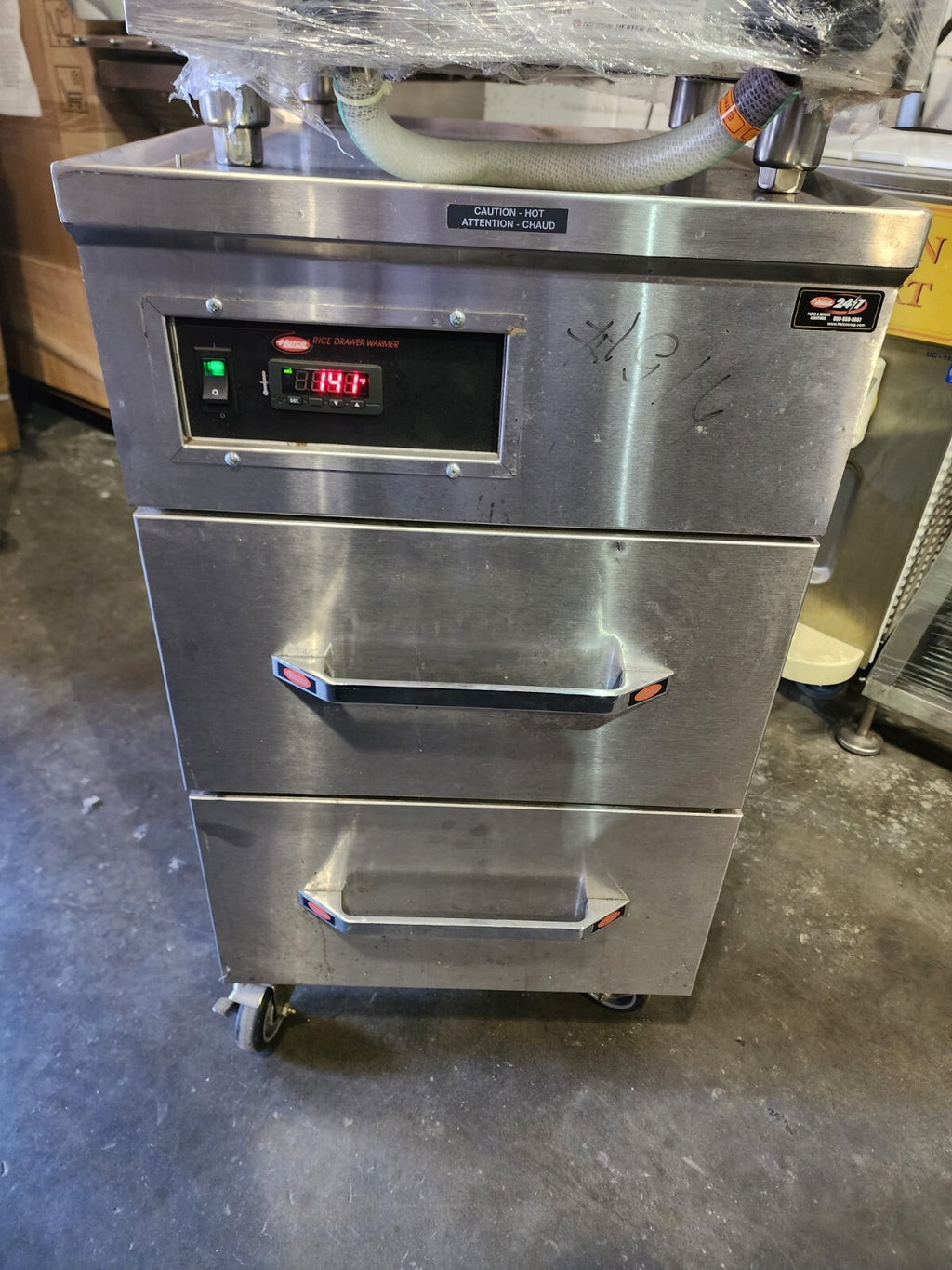 Hatco HRDW-2 Two Drawer Rice Warmer -120V, 700W # 1966 tested  working excellent0