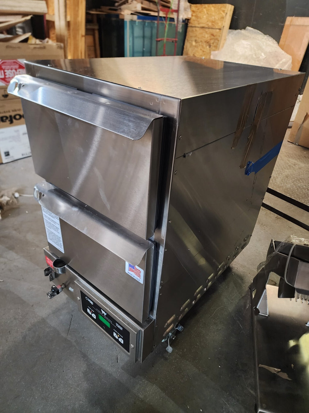 NEW Winston HBB0N2 Stainless Steel 2 Narrow Drawers CVap Hold & Serve Drawer -1