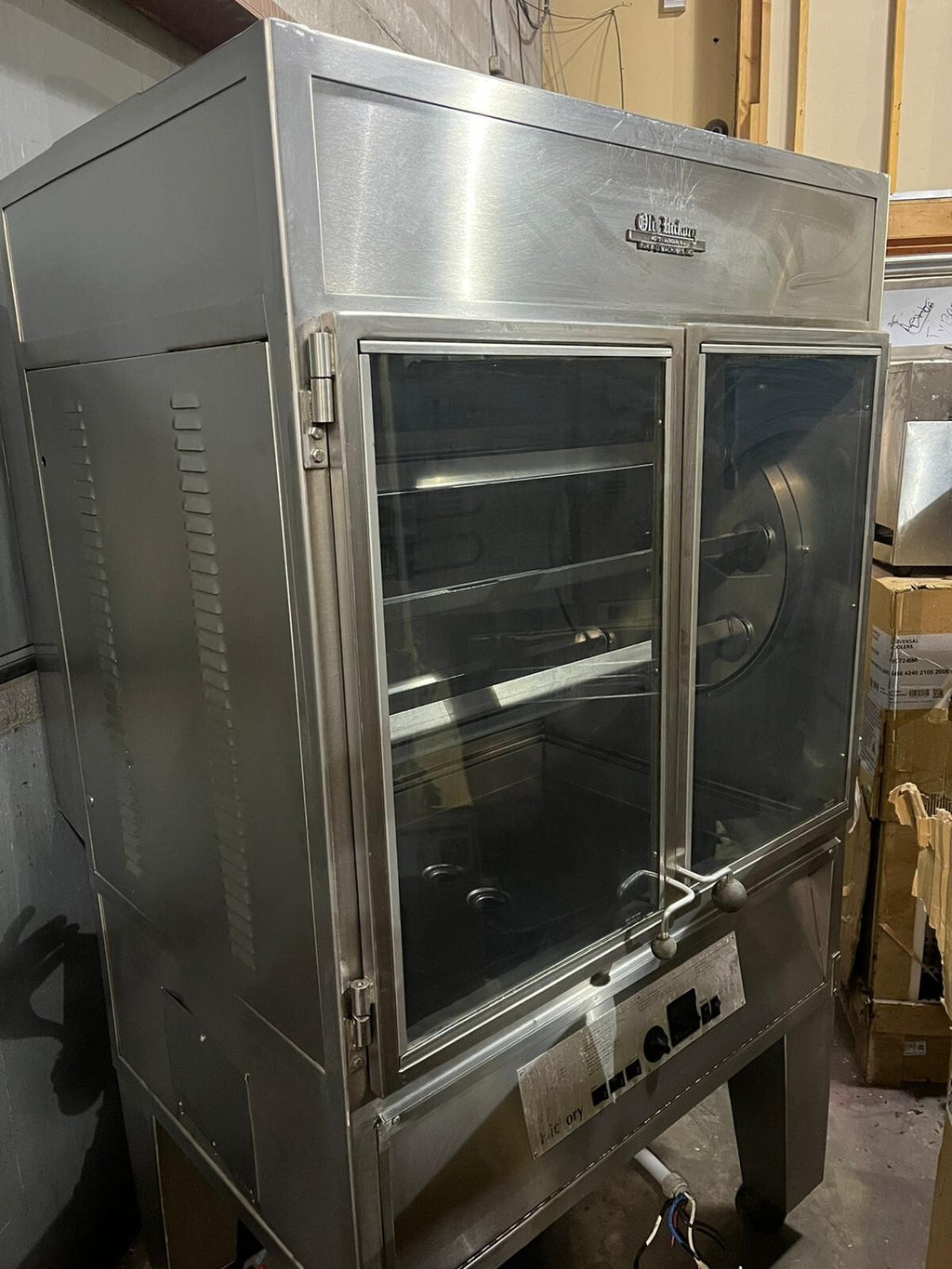 Hickory N/7.5E Rotisserie, 5 Spits, Tested by in-house technicians  #31921