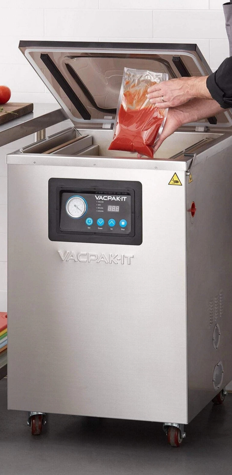 VacPak-It VMC20F Floor Model Chamber Vacuum Packaging Machine with (2) 20" Seal0