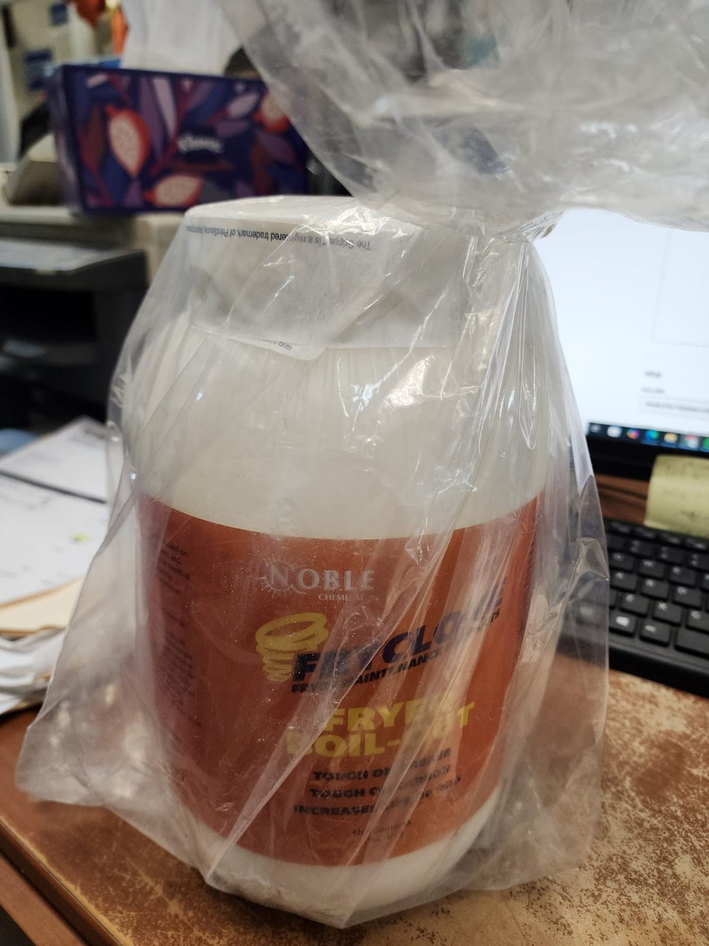 Noble 8 lb. Fryclone Concentrated Boil-Out Fryer Cleaner0