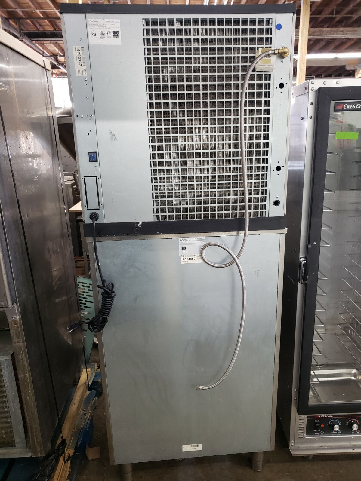 ITV model spika ms 880-a2h Modular Cube Ice maker AIR COOL with BIN #b104