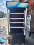 Avantco BVAC-36HC 36'' Black Refrigerated Air Curtain Merchandiser w panel0