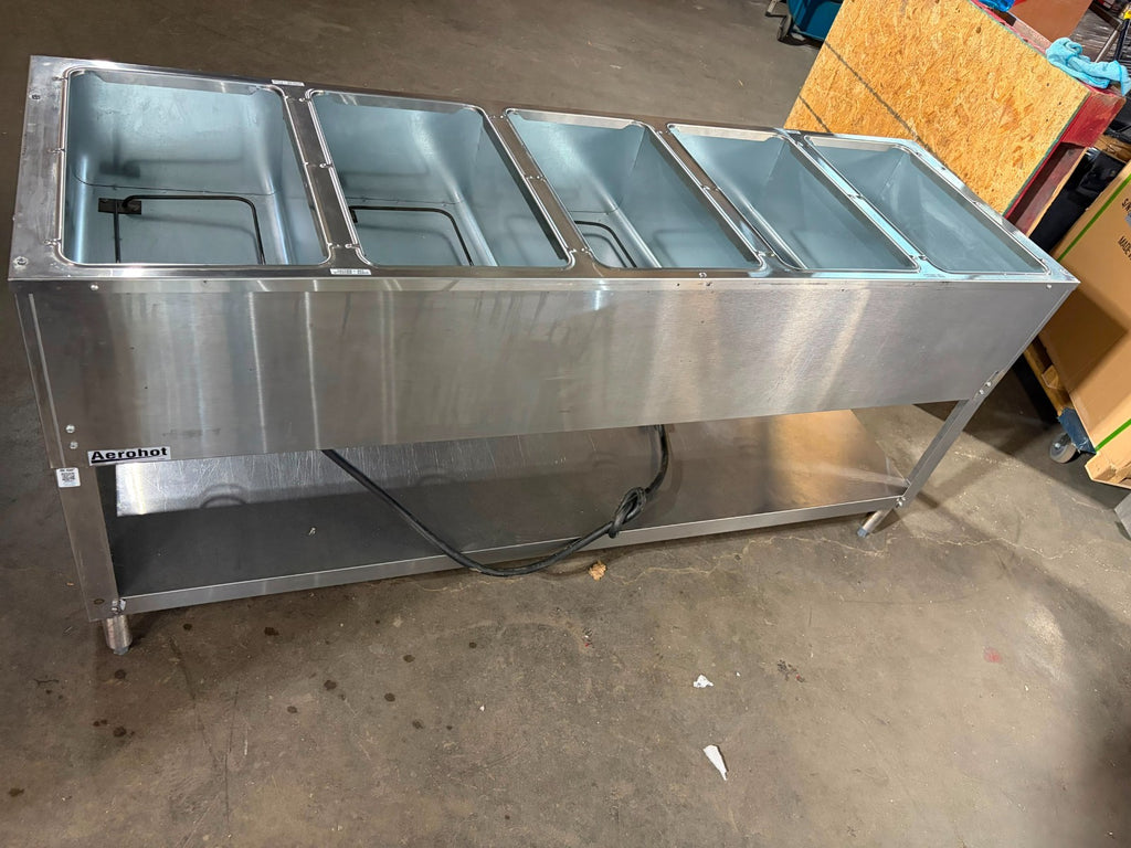 Duke E305 72 3/8" Hot Food Table w/ (5) Wells & Cutting Board, 208v/3ph1