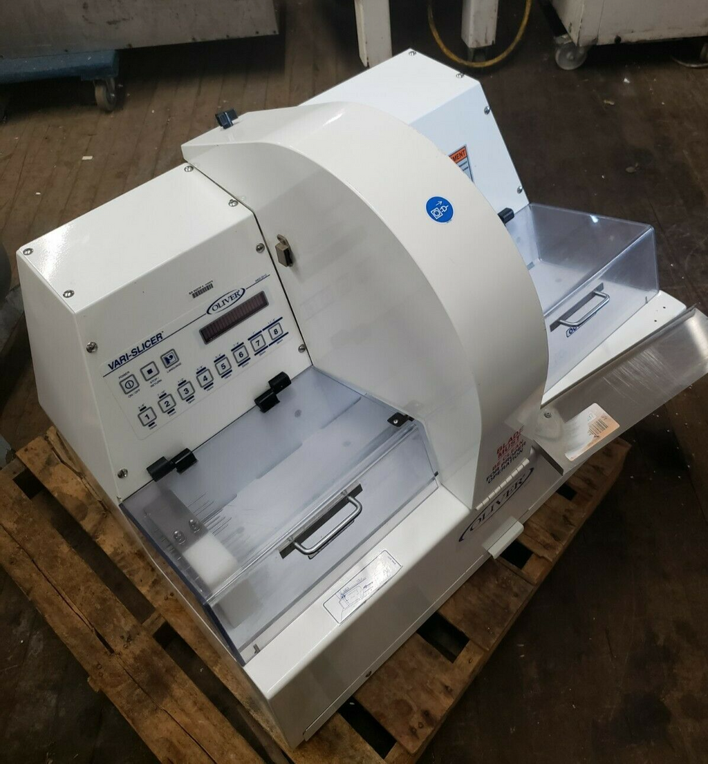 OLIVER 2005 VARI-SLICER VARISLICER COUNTERTOP BREAD SLICER WORKS GREAT !m2371