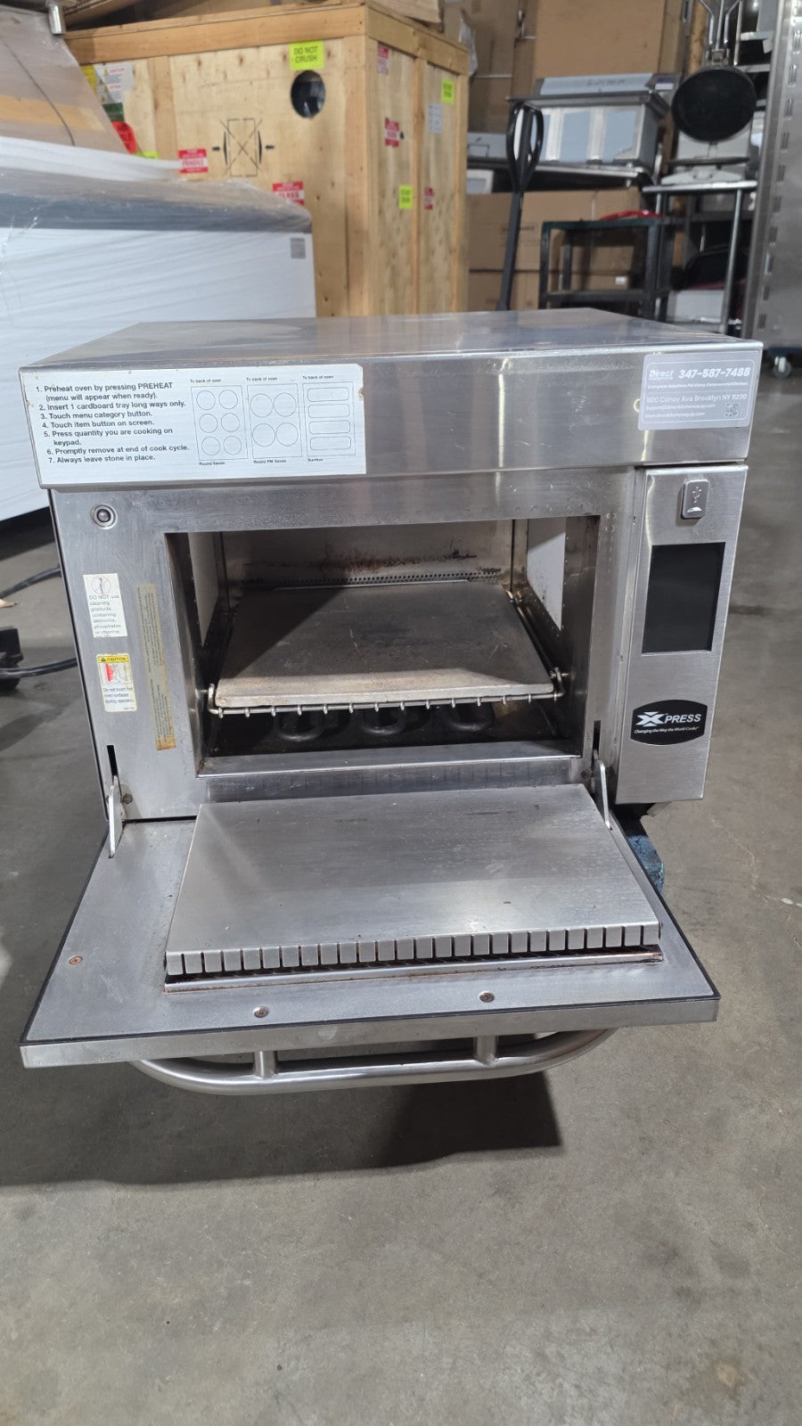 Amana Menumaster High Speed Convection Commercial Oven AXP22QT1