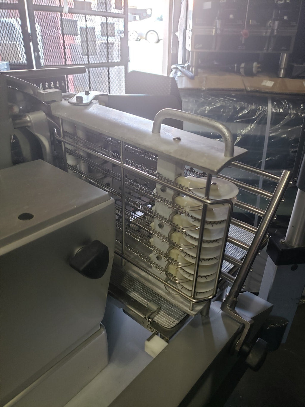 Bizerba Meat Slicer A404 DIGITAL AUTO SLICER STACKER BACON, MEAT MADE IN GERMANY8