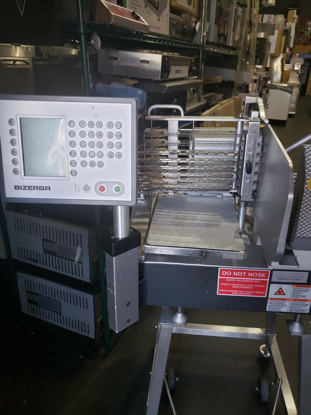 Bizerba Meat Slicer A404 DIGITAL AUTO SLICER STACKER BACON, MEAT MADE IN GERMANY2