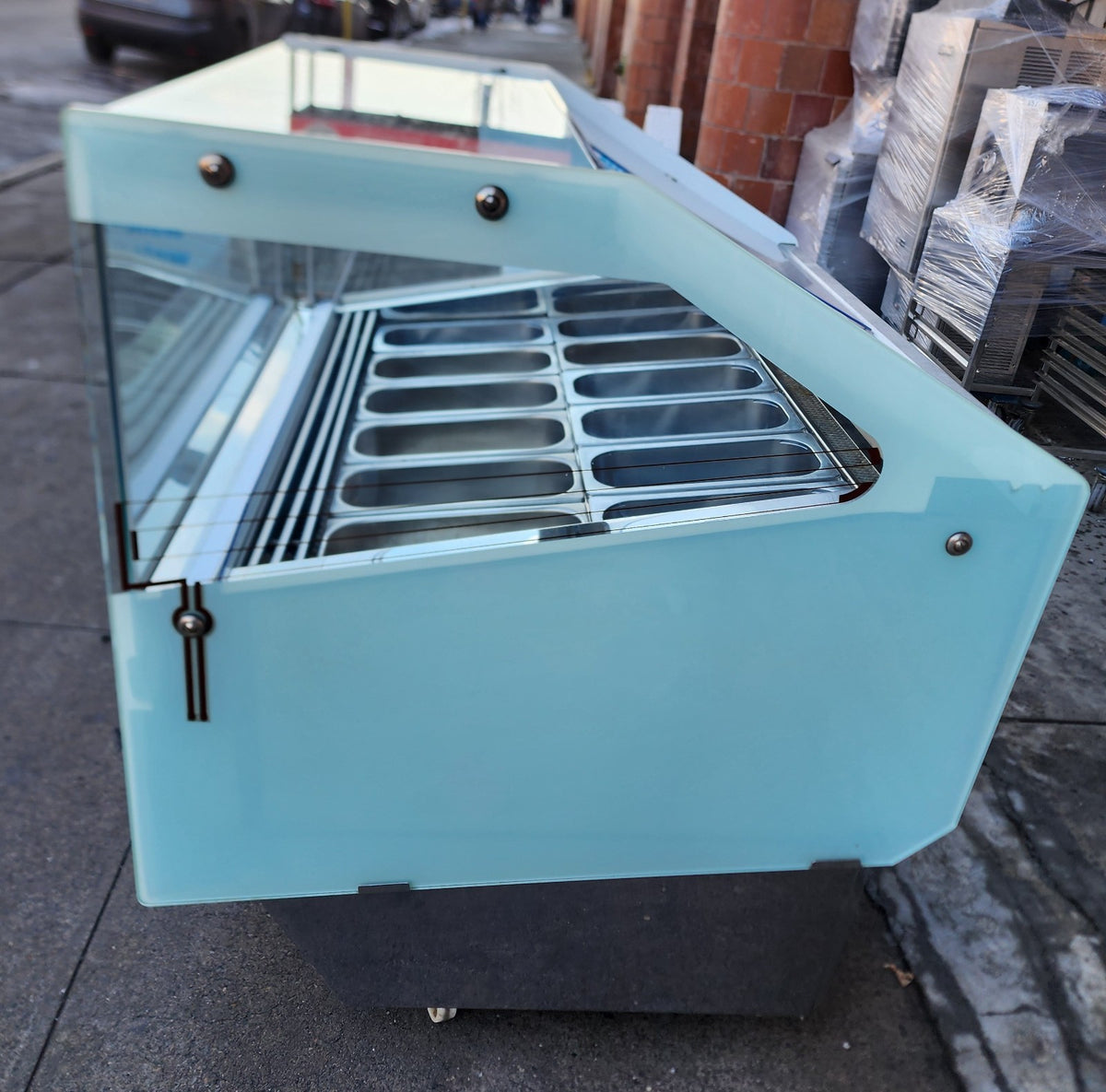 GTI Designs Model No AX-12G Gelato/Ice Cream Display case(12) 5-liter pan3