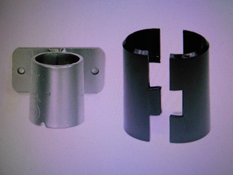 Lot of 2 Nexel Wire Shelf Wall Mounting Bracket 2" Clearance AW2C Metro, Globel1
