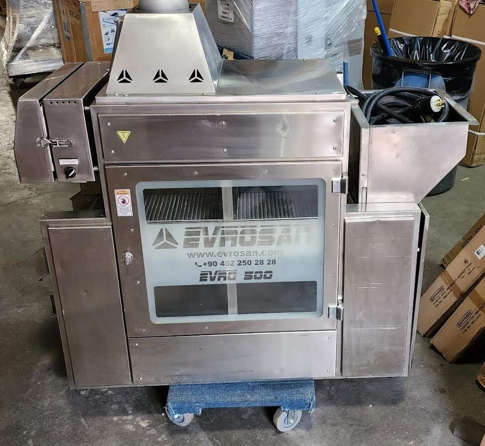 EVRO 500 MINI NUTS commercial  ROASTING OVEN 240 voltage  3 phase0