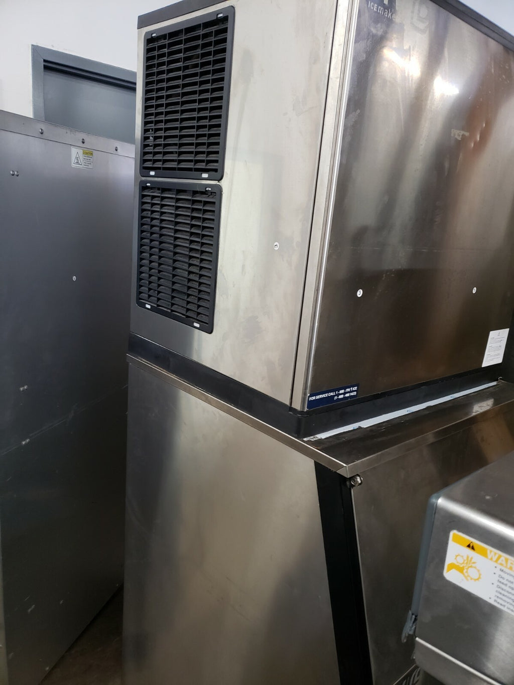 ITV model spika ms 880-a2h Modular Cube Ice maker AIR COOL with BIN #b101