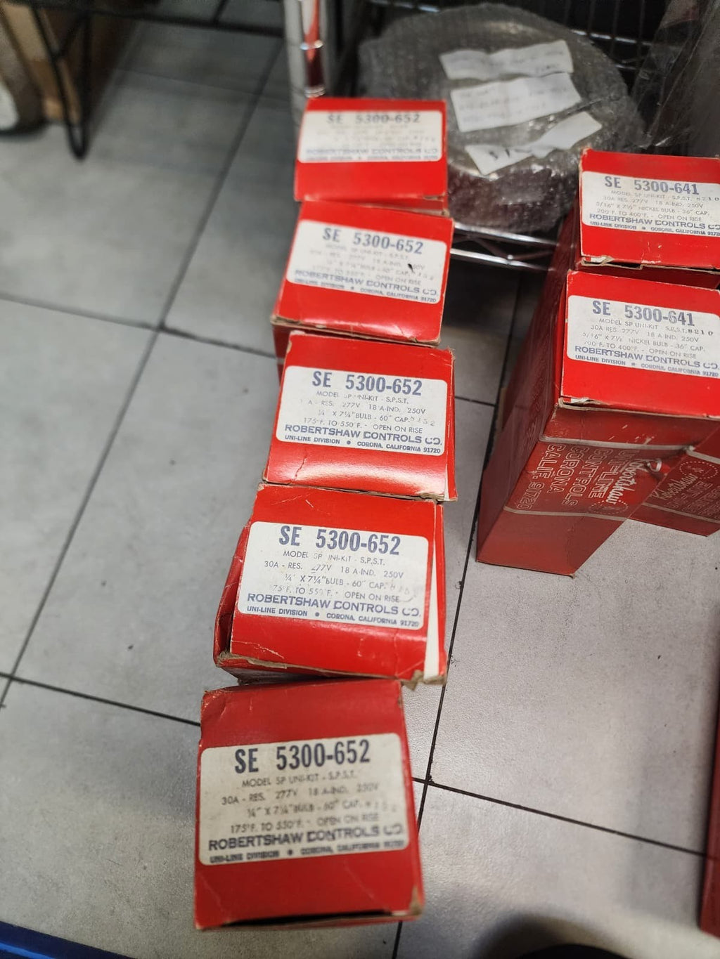 Robertshaw SE5300-652 Commercial Oven Thermostat SE 5300-6520