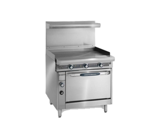 Imperial IHR-G36-XB Range, 36" Heavy Duty, Gas