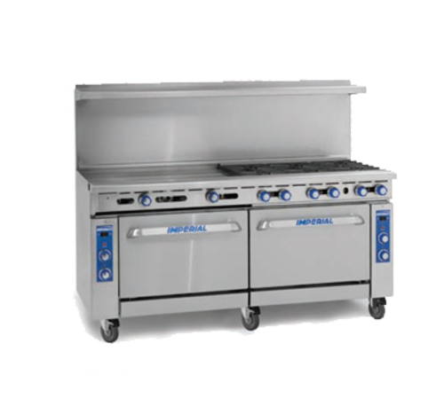Imperial IR-12-SU Range, 72" Restaurant, Gas