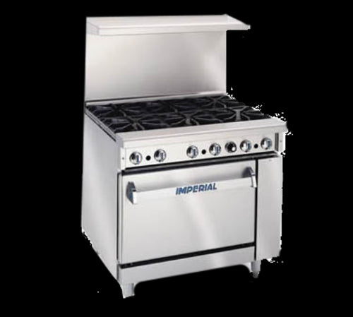 Imperial IR-4-G12 Range, 36" Restaurant, Gas