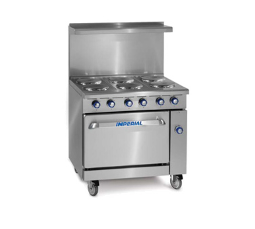 Imperial IR-G36T-E-XB Range, 36" Restaurant, Electric