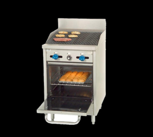 Comstock-Castle F318-2RB Range, 24" Restaurant, Gas
