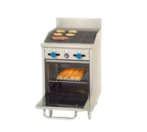 Comstock-Castle F318-2RB Range, 24" Restaurant, Gas
