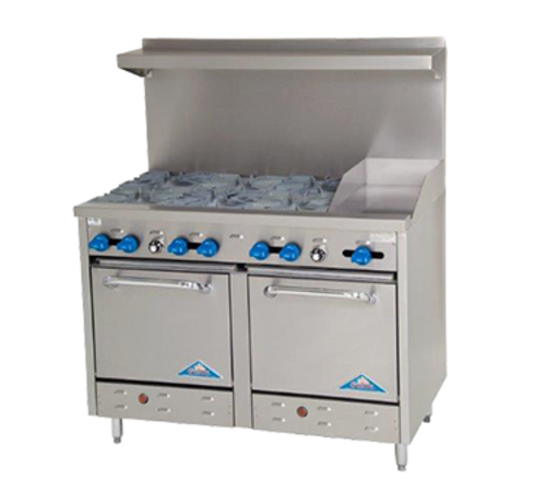 Comstock-Castle F3218-12 Range, 48" Restaurant, Gas