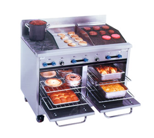 Comstock-Castle F3218-18-1.5RB Range, 48" Restaurant, Gas