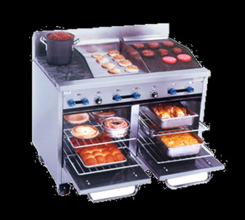 Comstock-Castle F3218-18-1.5RB Range, 48" Restaurant, Gas