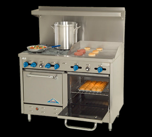 Comstock-Castle F3218-24 Range, 48" Restaurant, Gas